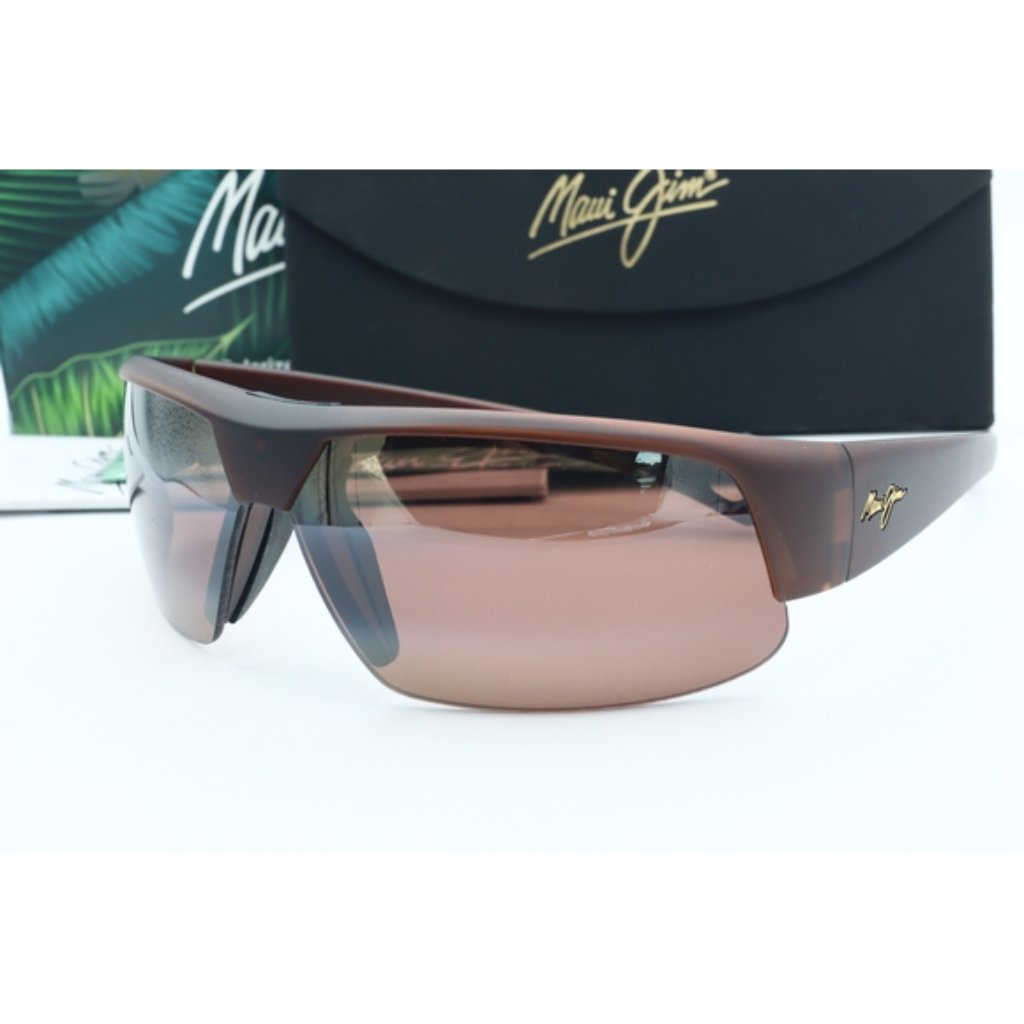Maui Jim Switchbacks Mj 523-26m Brown Wrap Sunglasses Brown Polarized Lens 68mm